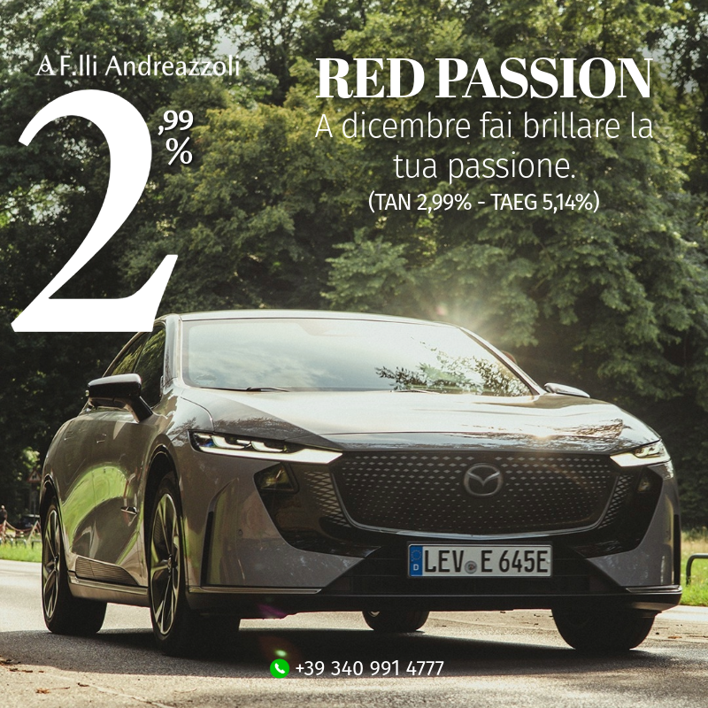 RED PASSION DICEMBRE MAZDA