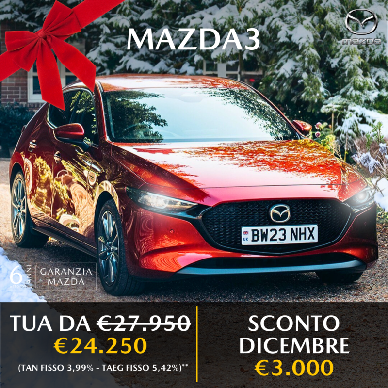 PROMO DICEMBRE GAMMA MAZDA