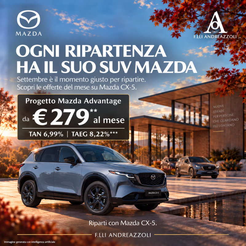 BACK TO SCHOOL. BACK TO YOUR NEXT MAZDA SUV.